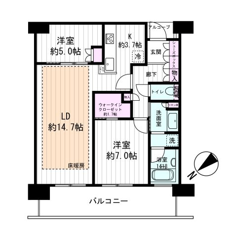 【間取り】の画像