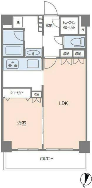 フュージョナル両国の間取り