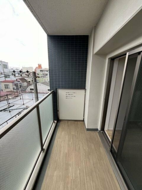 墨田区東向島１丁目の賃貸マンションのバルコニー