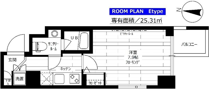 グランドコンシェルジュ両国東アジールコートの間取り