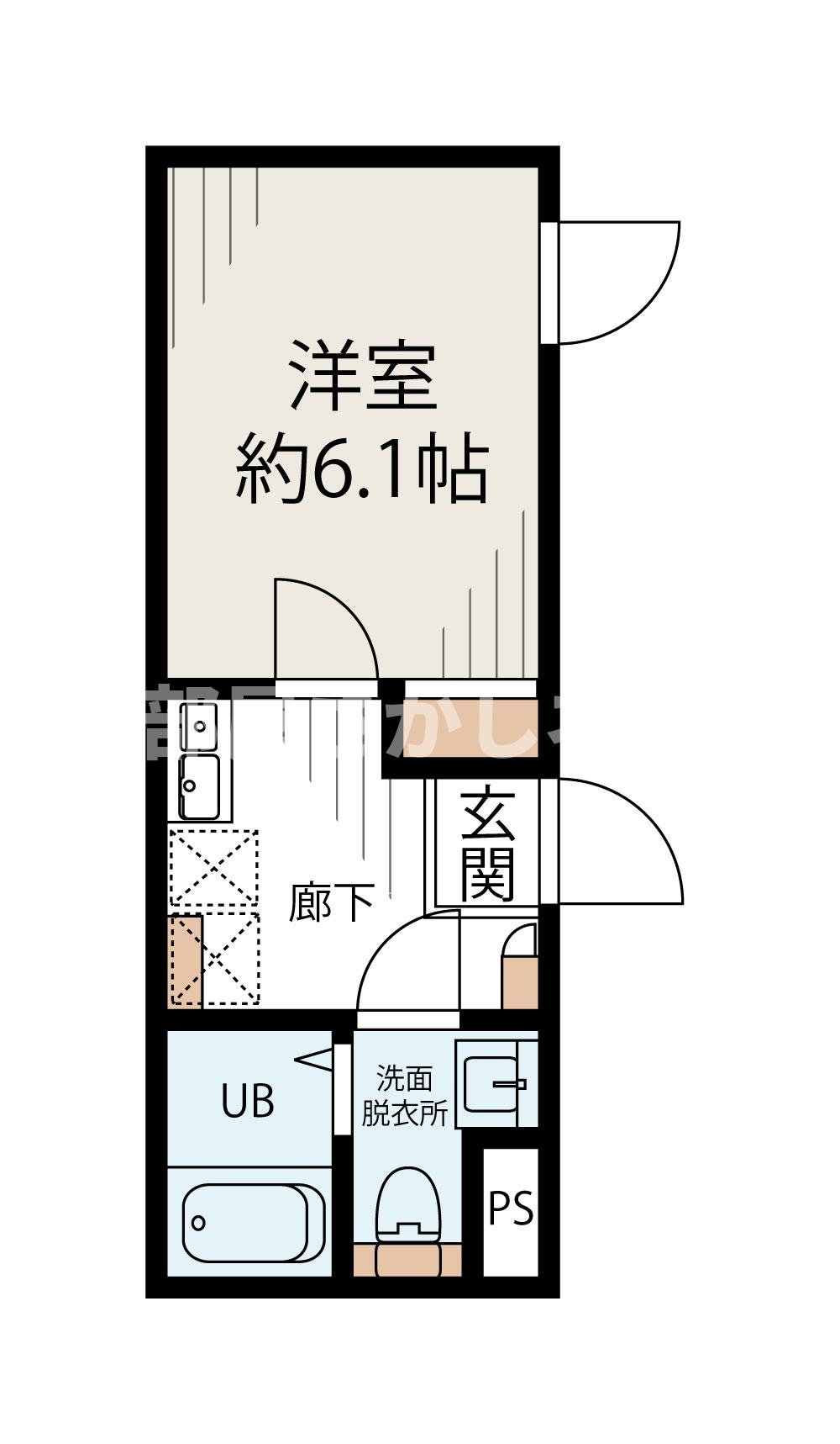 メゾン・ド・ロゼ川崎【おとり物件なし】#学生・社会人にオススメ！初期費用分割払いOK！の間取り