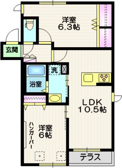 ヒルズ等々力の間取り|間取り