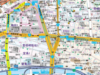 【地図】 | エスリード御堂筋梅田