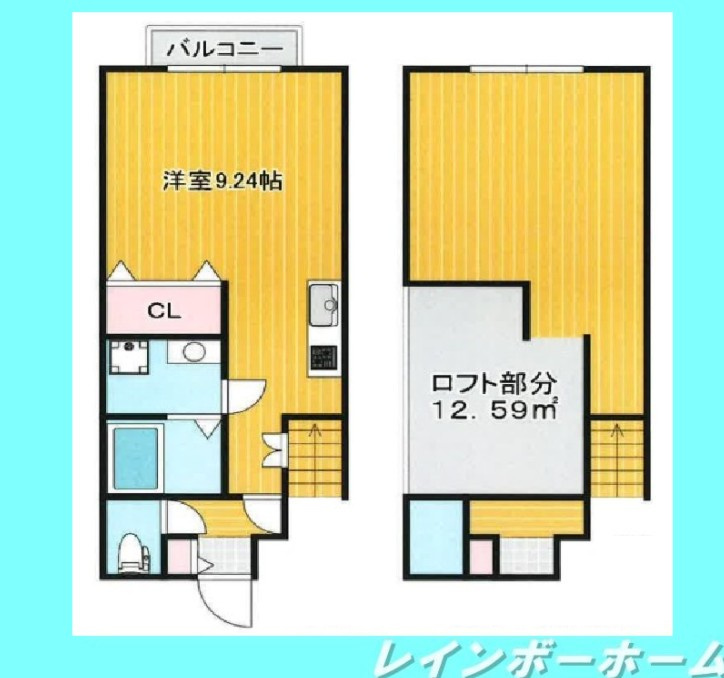 ワンちゃん・猫ちゃんと一緒に暮らせます。の間取り