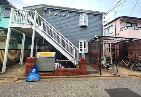 習志野市東習志野４丁目のアパートの外観
