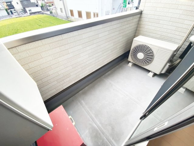 プラセール宝塚Ⅱのバルコニー