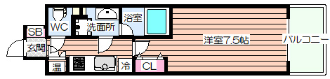 【間取り】 | ミヤレジデンス西天満
