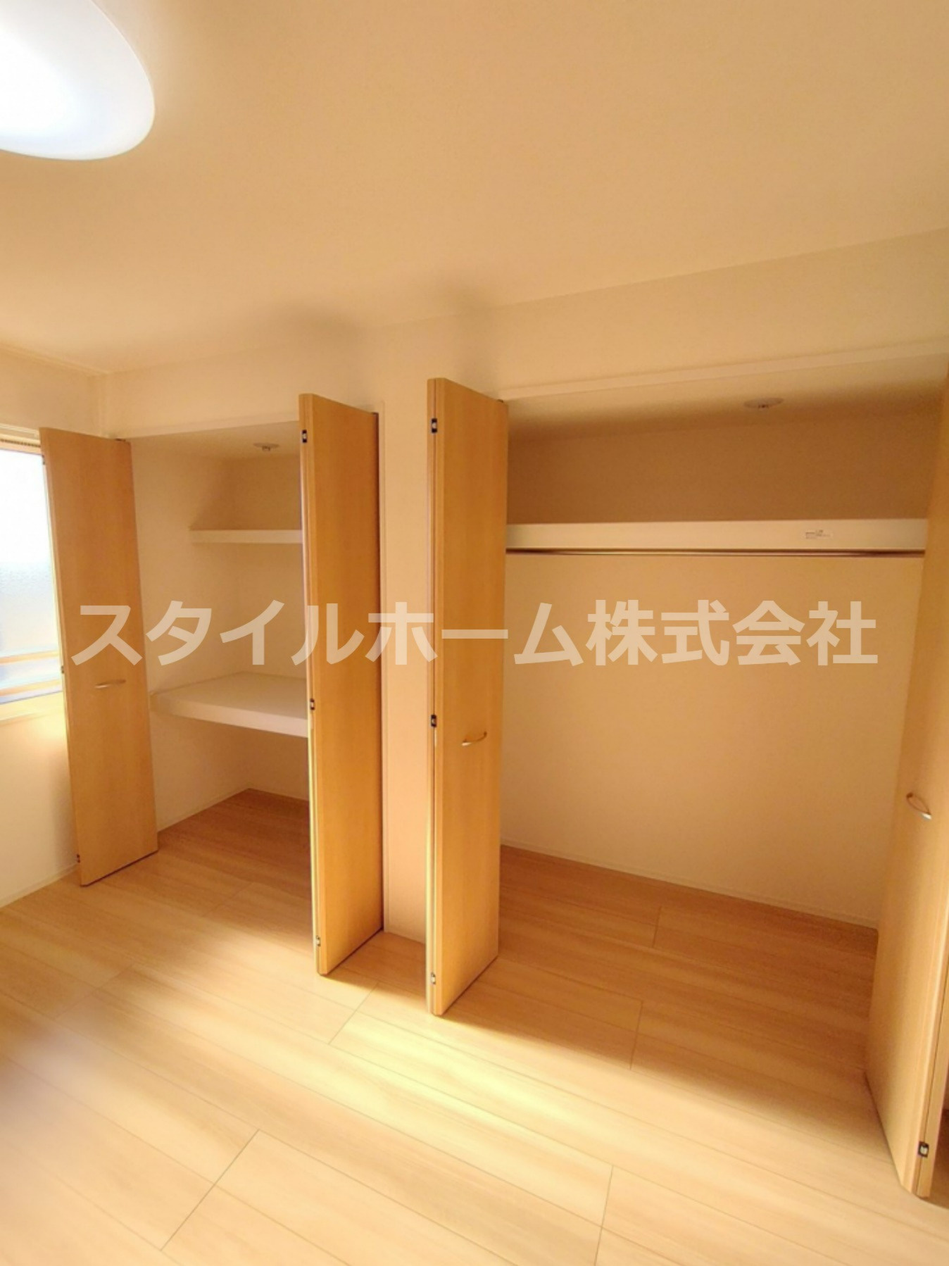 ヴァイオレットの収納|別部屋写真です。