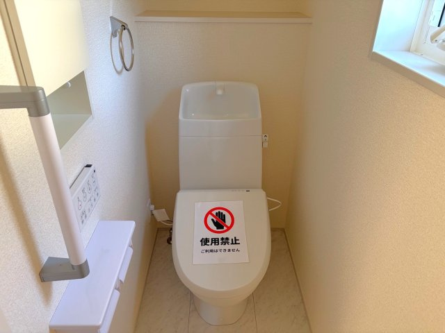 上堂三丁目第２のトイレ|温水洗浄便座なので寒い日でも暖かい便座で快適です♪