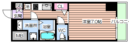【間取り】 | プランドール大手前レジデンス