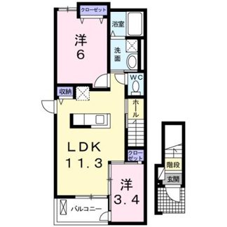 【間取り】 | メゾン　ド　ソレイユ