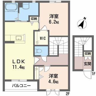 【間取り】 | エクシード・ドミール Ａ棟