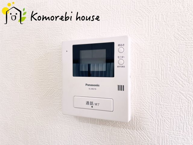 さいたま市北区日進町　中古戸建ての防犯設備|モニター付インターホンです