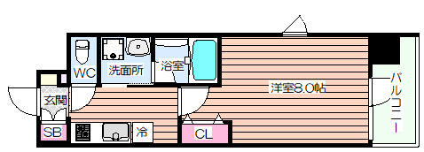 【間取り】 | プリエ扇町公園