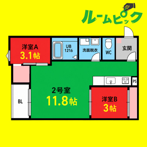 REGALEST名駅西　名古屋市賃貸　仲介手数料無料の間取り