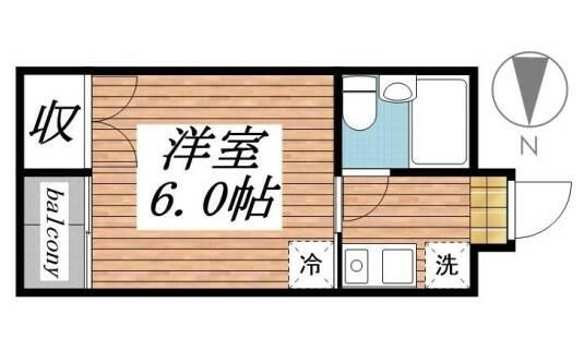 コーポサンフラワーの間取り