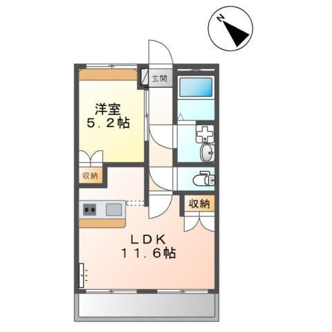 フィオーレ光ヶ丘の間取り