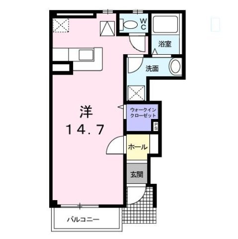 パークサイド井田の間取り