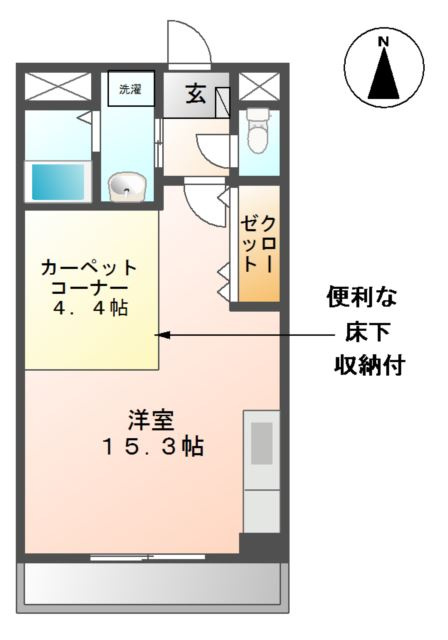 グランレーヴ東生駒の間取り