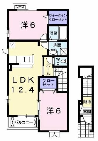 【間取り】 | フィオリーレＣ