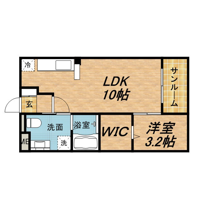 Eternal Lifeの間取り|間取り図です