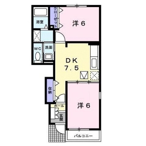 【間取り】 | リバーサイドパレス松陽Ⅱ