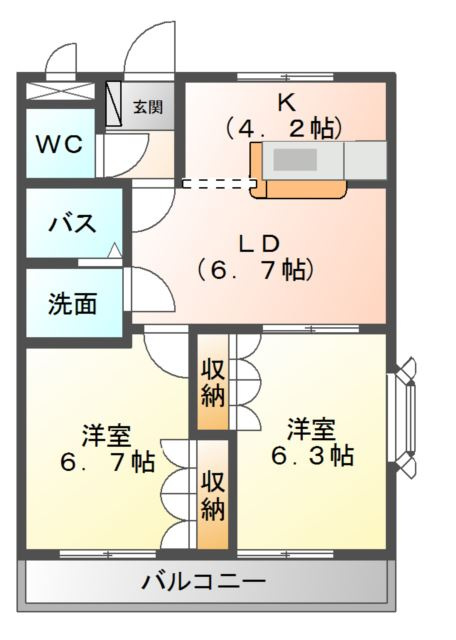 プランドールの間取り