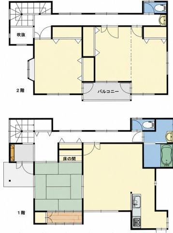 新山町　売り住宅の間取り