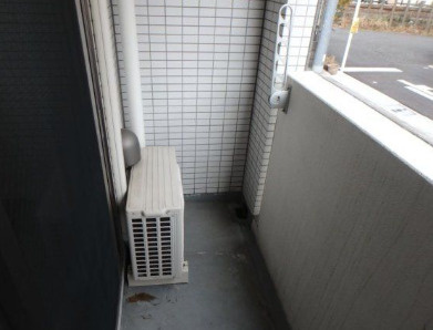 板橋区上板橋２丁目の賃貸マンションのバルコニー
