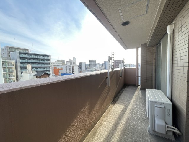 ビューネなんばのバルコニー
