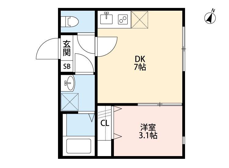 MK　Residencyの間取り