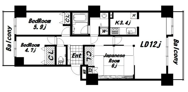 足立区南花畑５丁目の賃貸マンション