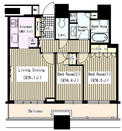 荒川区西日暮里２丁目の賃貸マンション