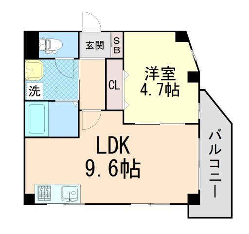 ミヤケンパレスⅡの間取り