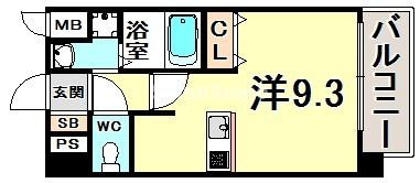 プライムレジデンス神戸県庁前の間取り