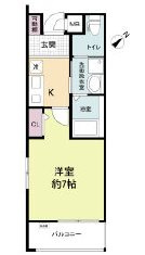 ワコーレヴィータ新神戸の間取り