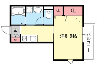 ブルーメゾンⅡの間取り