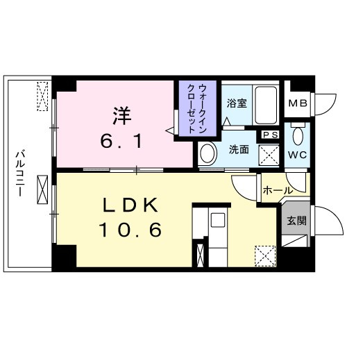 グランデ近松の間取り