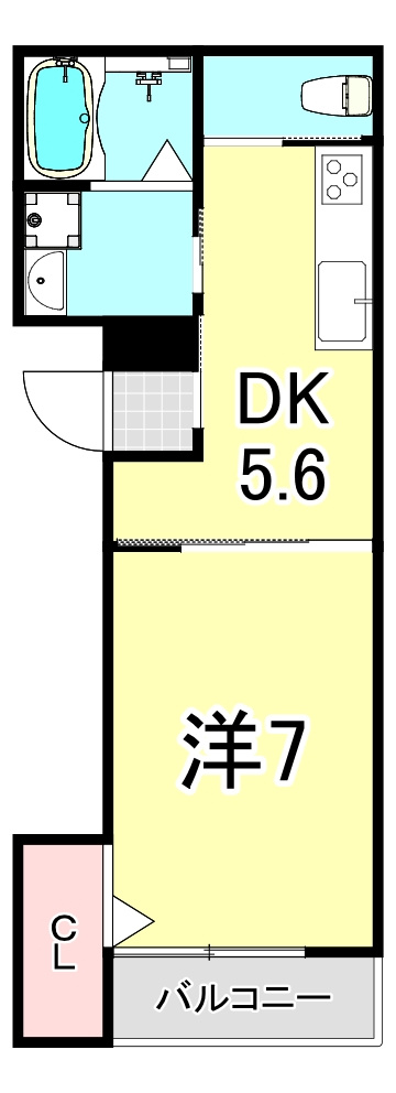 D-room甲子園の間取り