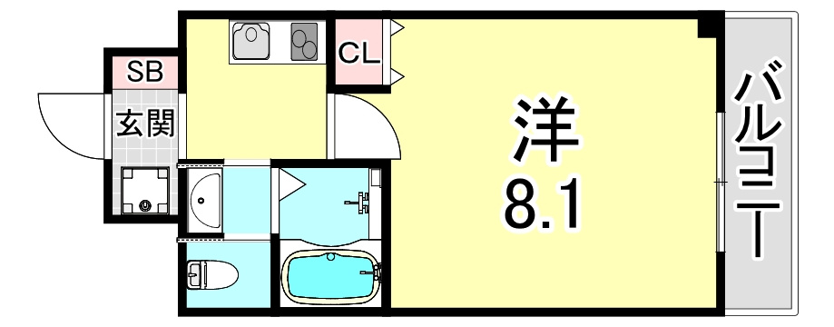 AILE鳴尾の間取り