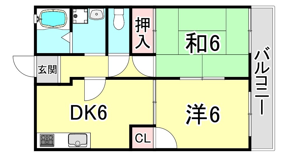 JMIハイツの間取り