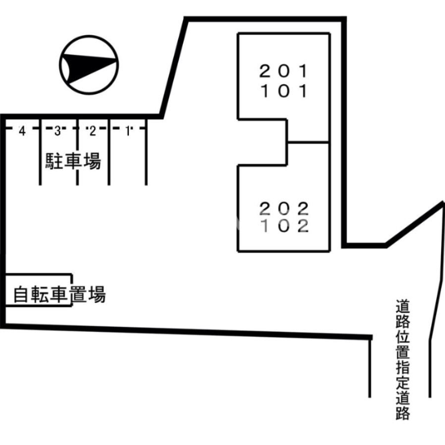 アヴニールの区画図
