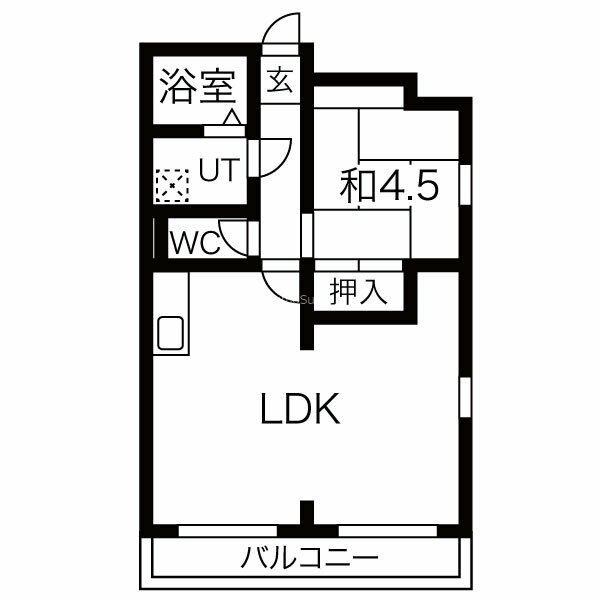 サンプラザ浪速Ⅰ番館の間取り