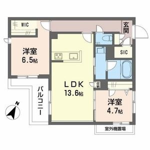 シャーメゾンマーリエⅢの間取り