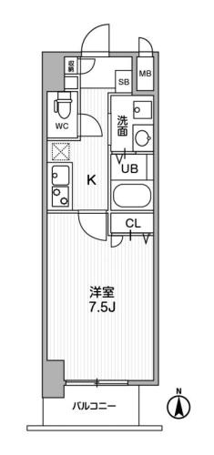 LaDouceur梅田Westの間取り