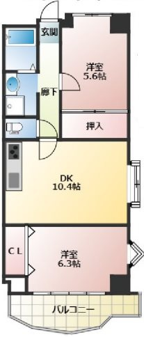 リッジヴィラ六甲の間取り