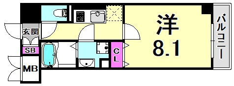 ボンニー元町の間取り