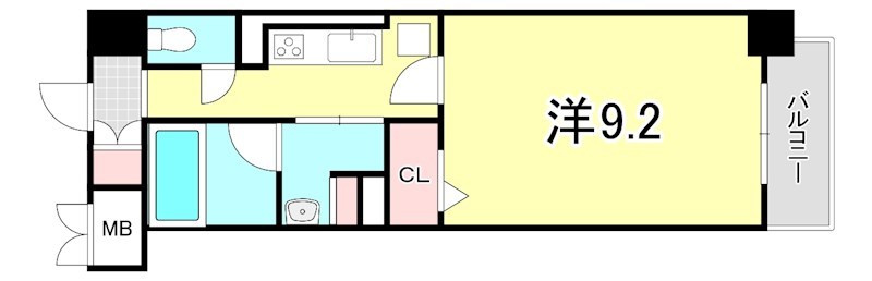 リベルタ元町通の間取り