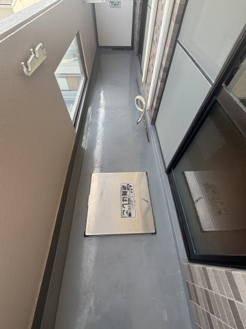 エクウス佃のバルコニー