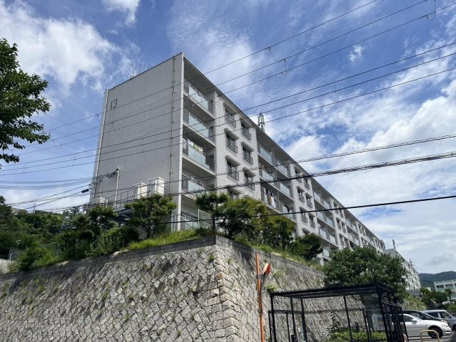 渦ケ森コーポ13号棟の外観